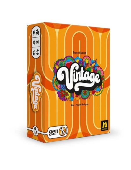 Vintage es un sencillo juego de cartas de Gen X.