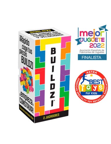 Buildzi es un juego de rapidez, habilidad y lógica editado por Lúdilo.