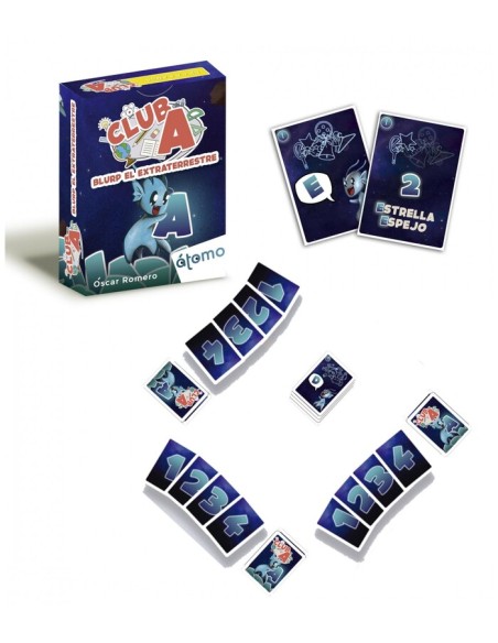 Club A - Blurp el Extraterrestre es un juego de cartas educativo editado por Átomo Games.