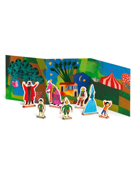 Woody story puzzle Pinocho es un fantastico puzzle de madera de Ludattica.