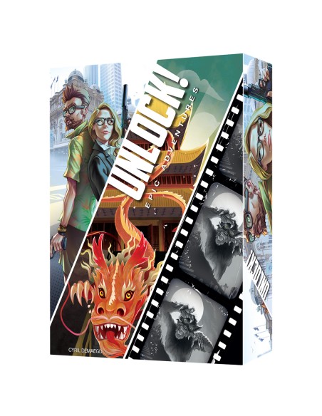 UNLOCK! EPIC ADVENTURES es un juego cooperativo de Escape Room editado por Space Cowboys.