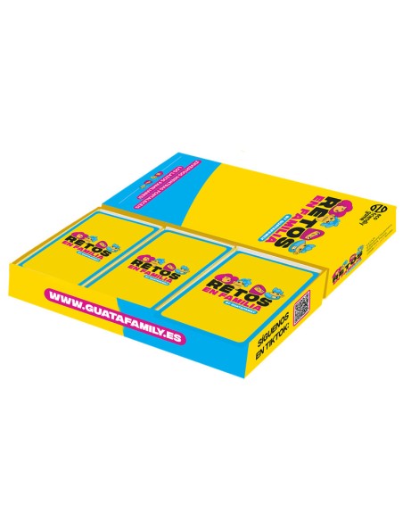 Retos en familia es un divertido Party Game de los autores de Guatafac.