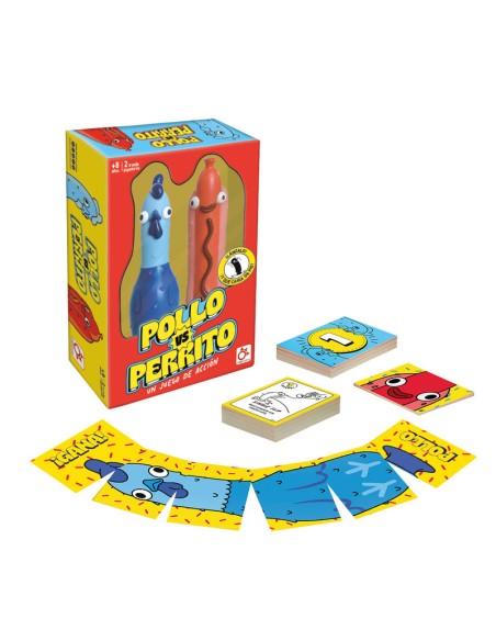 Pollo VS Perrito es un divertido party game por equipos de la editorial Mercurio.