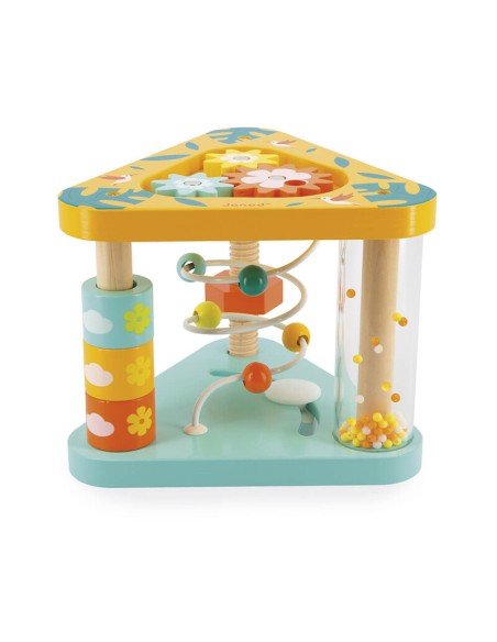 Tropik Triangulo multiactividades es un juguete de estimulación para niños a partir de un año.