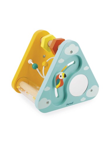 Tropik Triangulo multiactividades es un juguete de estimulación para niños a partir de un año.