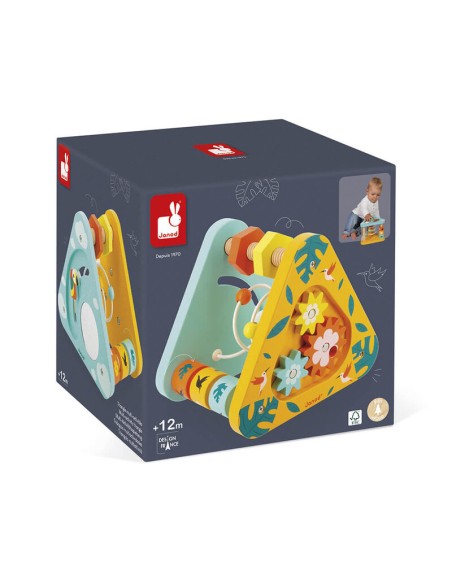 Tropik Triangulo multiactividades es un juguete de estimulación para niños a partir de un año.