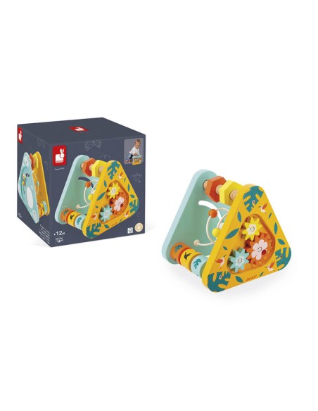 Tropik Triangulo multiactividades es un juguete de estimulación para niños a partir de un año.