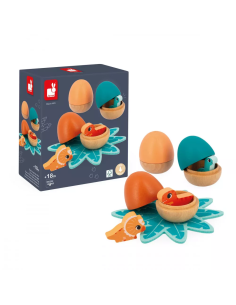 Huevos sorpresa dinosaurios es un juego de madera de Janod. 2