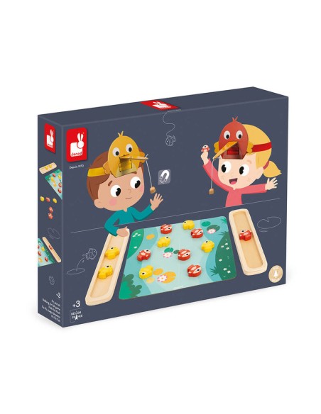 Pic Pic juego de pesca es un juego de habilidad para dos jugadores fabricado por Janod.