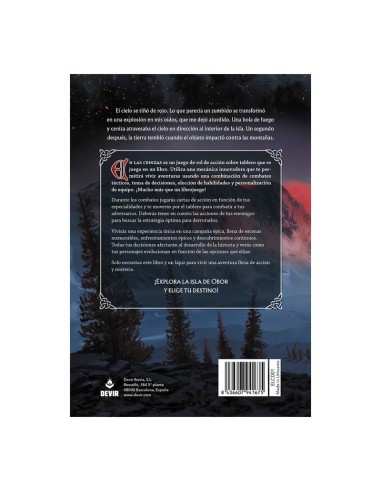 En las Cenizas es un librojuego para adultos editado por Devir.