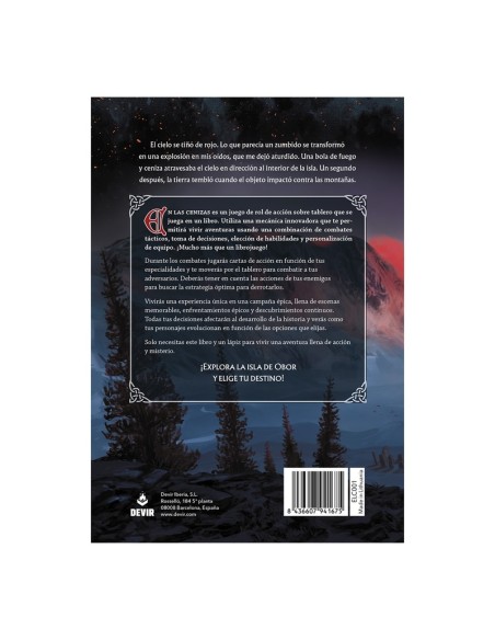 En las Cenizas es un librojuego para adultos editado por Devir.