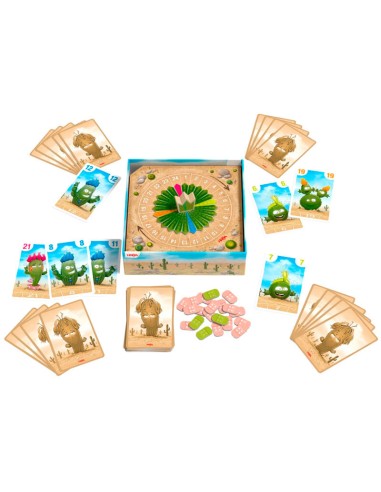 Rey Cactus es un juego de estrategia y suerte a partir de 8 años. Editado po r HABA.