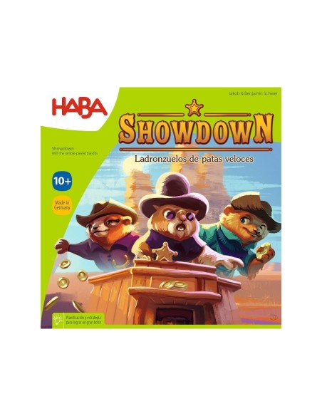 Showdown es un juego familiar de estrategia e interacción de la editorial HABA.