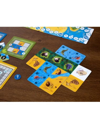 Nimalia es un juego familiar de con mecánica de draft. Editado por Maldito Games.