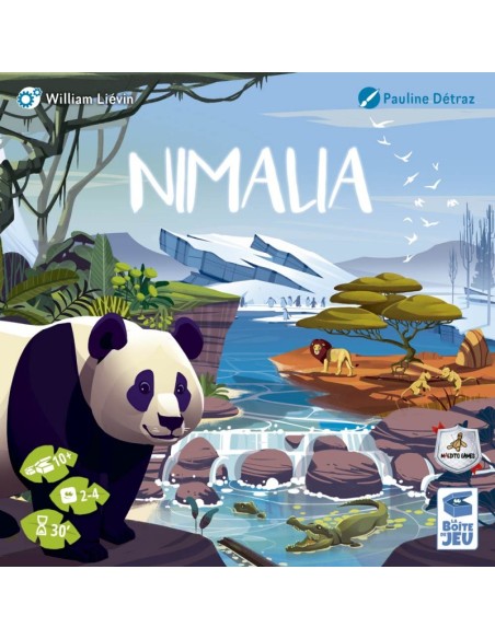 Nimalia es un juego familiar de con mecánica de draft. Editado por Maldito Games.