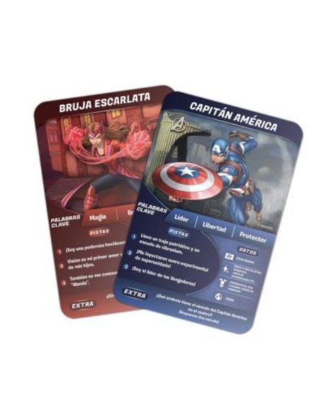 Adivina en 10: Marvel es un juego de Cartas de preguntas y respuestas de la editorial Skillmatics.