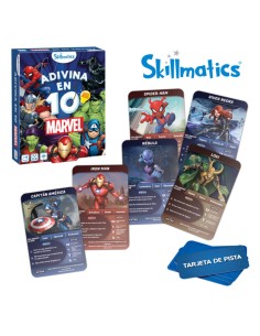 Adivina en 10: Marvel es un juego de Cartas de preguntas y respuestas de la editorial Skillmatics. 2