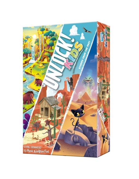 Unlock! Kids Stoires from the past es un juego de Escape Room de Space Cowboys.