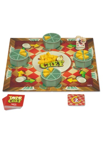 Topo Chef es un juego de memoria familiar de la editorial Cayro.
