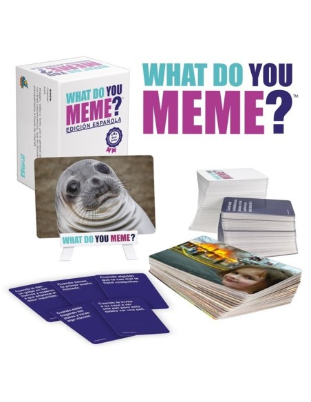 What do you meme? es un juego tipo party editado por Al Loro Games