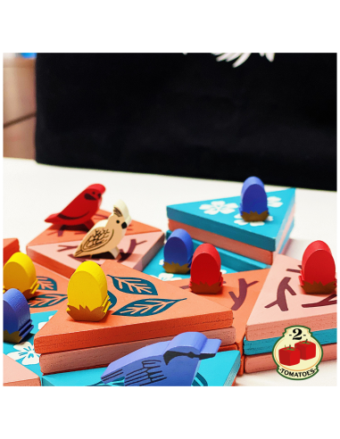 Islet es un juego de aves y huevos de 2Tomatoes.