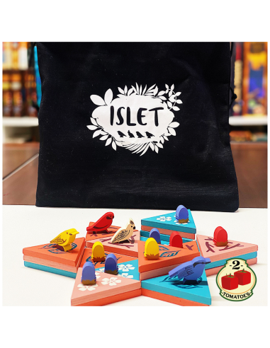 Islet es un juego de aves y huevos de 2Tomatoes.