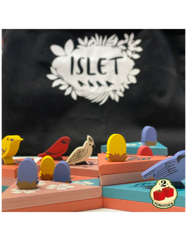 Islet es un juego de aves y huevos de 2Tomatoes.