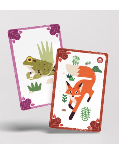 Foresta es un juego de cartas de animales y conciencia ecológica.