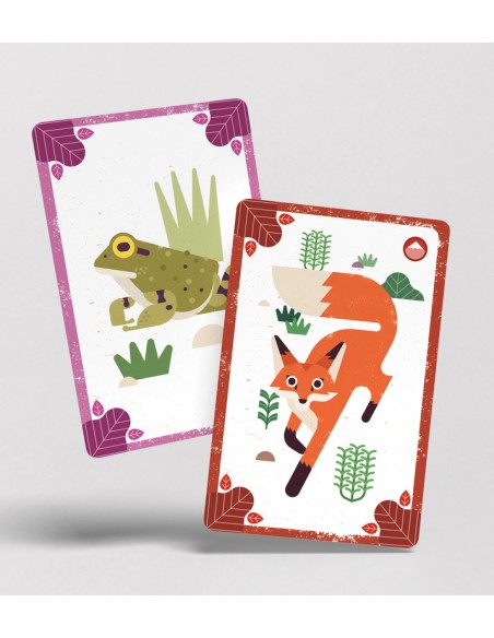 Foresta es un juego de cartas de animales y conciencia ecológica.