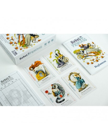 Rebel Princess es un jugo de bazas de la editorial Zombi Paella.