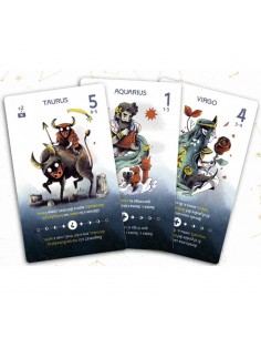 Zodiac Duel es un juego de enfrentamiento para dos jugadores de la editorial Zombi Paella. 2