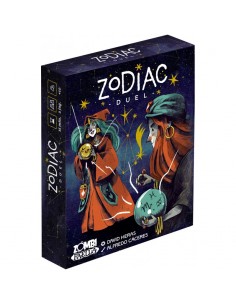 Zodiac Duel es un juego de enfrentamiento para dos jugadores de la editorial Zombi Paella.