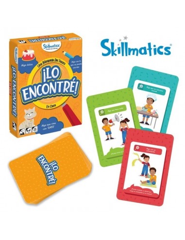 Lo encontré: en casa es un juego de movimiento de la editorial Skillmatics.