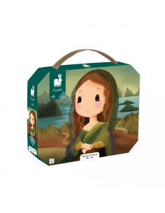 PUZZLE INSPIRADO EN LEONARDO DA VINCI 100 PIEZAS es un puzzle de cartón inspirado en Leonardo da Vinci. Fabricado por Janod.