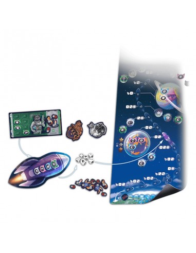 Mlmem Agencia espacial es un juego de gatos y tentar la suerte editado por REBEL.