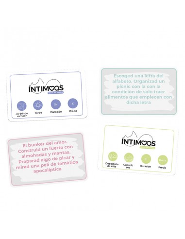 Intimoos retos en pareja es un juego para parejas. Editado por Asmodee.