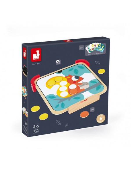 Aprende los colores - discos magenéticos de Janod es un juguete ideal para aprender los colores.