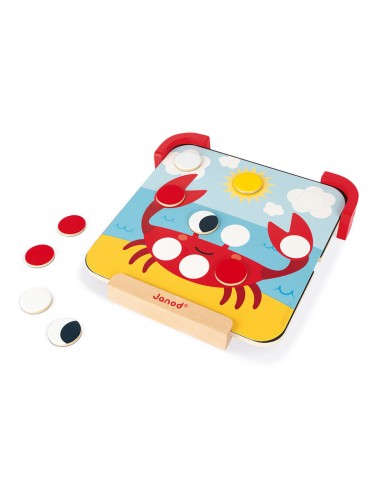 Aprende los colores - discos magenéticos de Janod es un juguete ideal para aprender los colores.