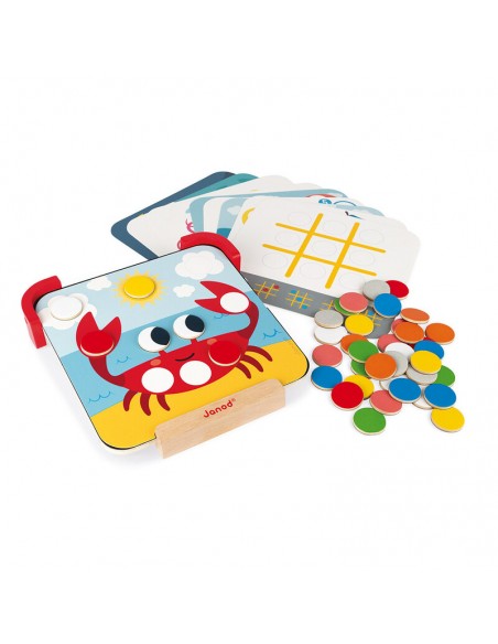 Aprende los colores - discos magenéticos de Janod es un juguete ideal para aprender los colores.