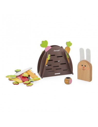 Magic Carrot es un juego de madera de la marca Janod.