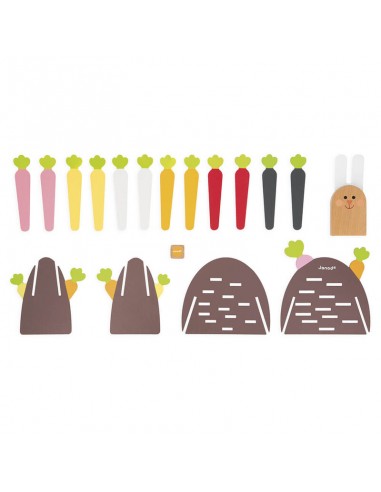 Magic Carrot es un juego de madera de la marca Janod.