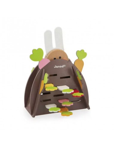 Magic Carrot es un juego de madera de la marca Janod.