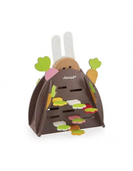 Magic Carrot es un juego de madera de la marca Janod.