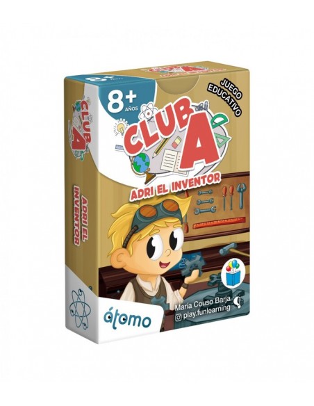 Adri el Inventor es un juego de cartas de la línea Club A sobre lenguaje. Editado por Átomo Games.