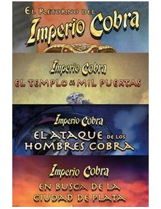 El Retorno del Imperio Cobra, pack cuatro títulos incluye cuatro títulos de la colección en busca del Imperio Cobra.