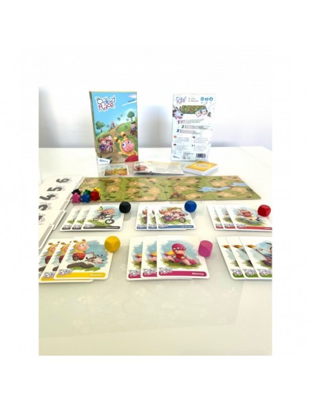 Baby Race es un divertido juego de cartas de habilidad y rapidez. Editado por Átomo Games.