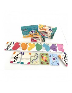 Arcoiris Musical es un juego que sirve para que los niños aprendan conceptos musicales. Editado por Átomo Games. 2