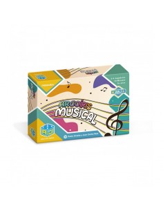 Arcoiris Musical es un juego que sirve para que los niños aprendan conceptos musicales. Editado por Átomo Games.