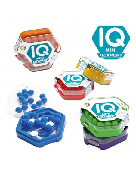 IQ Mini Hexpert surtido es un juego de lógica en formato mini de Smart Games.