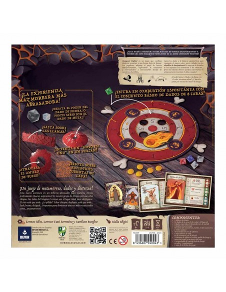 Dungeon Fighters: salas del magma perverso es una expansión autojuble del juego Dungeon Fighters, editado por Devir.